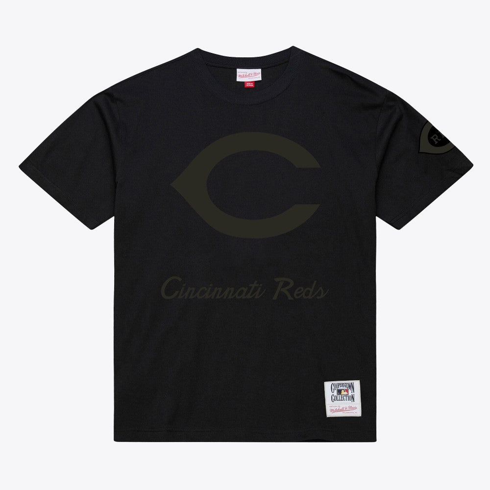 Cincinnati Reds Mitchell & Ness Cooperstown Collection Phantom T-Shirt | MLB New