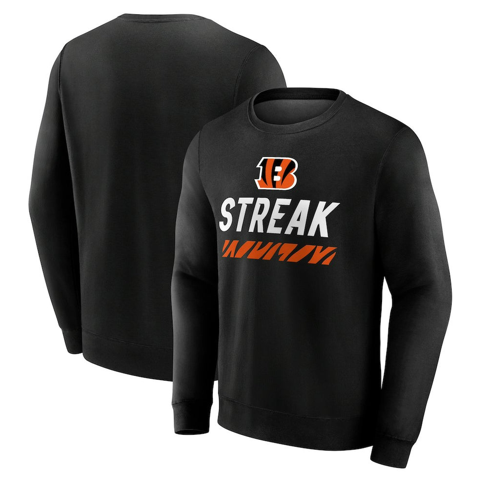 Cincinnati Bengals Streak Pullover Sweatshirt