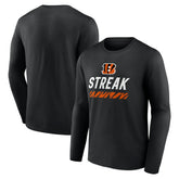 Cincinnati Bengals Streak Long Sleeve T-Shirt