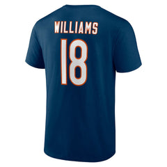 Chicago Bears Caleb Williams Icon Name & Number T-Shirt