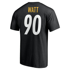 Pittsburgh Steelers T.J. Watt Icon Name & Number T-Shirt