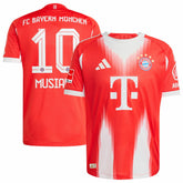 Jamal Musiala Bayern Munich Home 2025/26 Player Jersey Red - Adidas