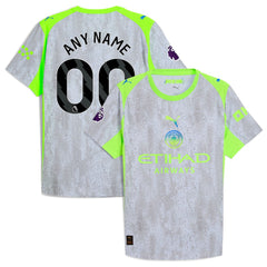 Manchester City 2025/26 Third Custom Jersey Green/Neon Green - Puma