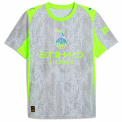 Manchester City 2025/26 Third Replica Custom Jersey Green/Neon Green - Puma