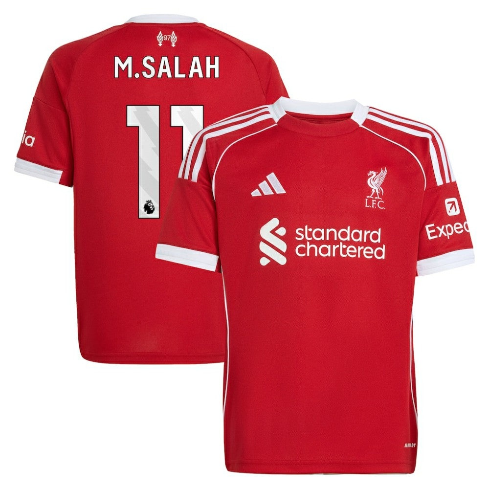 Mohamed Salah Liverpool Youth 2025/26 Home Replica Jersey Red - Adidas