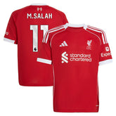 Mohamed Salah Liverpool Youth 2025/26 Home Replica Jersey Red - Adidas