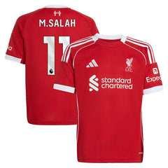 Mohamed Salah Liverpool Youth 2025/26 Home Replica Jersey Red - Adidas