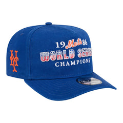 New York Mets New Era 1986 World Series Champions Throwback 9FIFTY A-Frame Snapback Hat | MLB Sale