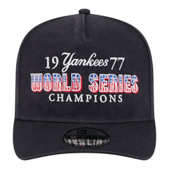New York Yankees New Era 1977 World Series Champions Throwback 9FIFTY A-Frame Snapback Hat | MLB Outlet