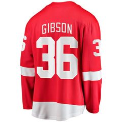 John Gibson Detroit Red Wings Fanatics Home Breakaway Jersey For Sale