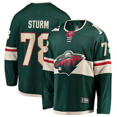 Nico Sturm Minnesota Wild Fanatics Home Breakaway Jersey Green