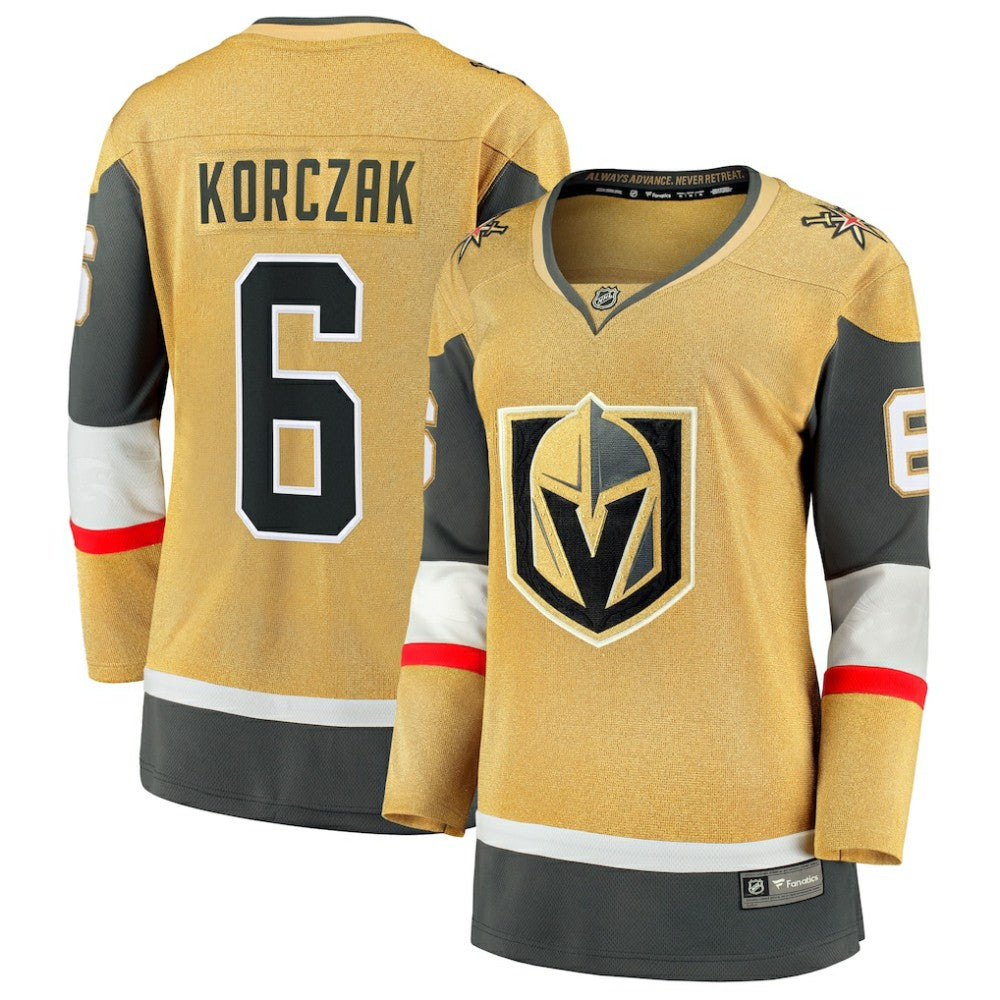 Kaedan Korczak Vegas Golden Knights Fanatics Women's Home Breakaway Jersey For Sale