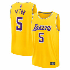 Deandre Ayton Los Angeles Lakers Fast Break Replica Player Jersey Discount