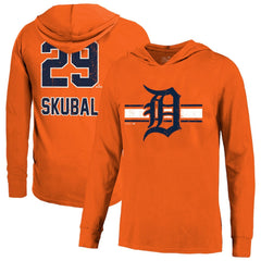 Tarik Skubal Detroit Tigers Majestic Threads Lightweight Name & Number Hoodie | MLB US