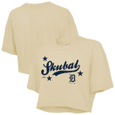Tarik Skubal Detroit Tigers Majestic Threads Women's Boxy Crop Top | MLB Online