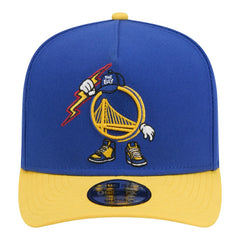 Golden State Warriors Injection Cartoon Logo A-Frame 9FIFTY Adjustable Hat sale Online