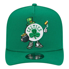 Boston Celtics Injection Cartoon Logo A-Frame 9FIFTY Adjustable Hat For Sale