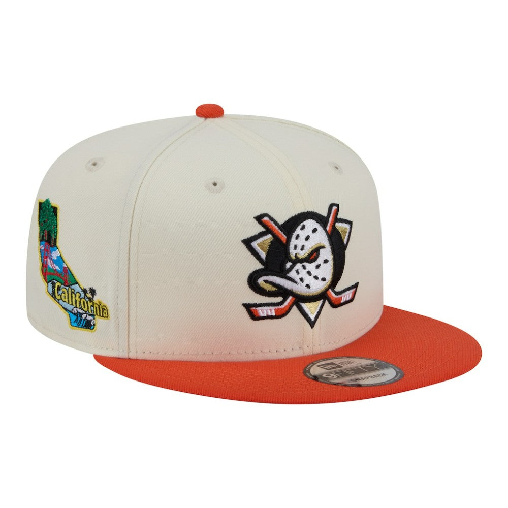 Anaheim Ducks New Era Injection Localized Two-Tone 9FIFTY Snapback Hat Outlet