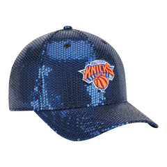 New York Knicks Women's Sequin M-Crown 9FORTY Adjustable Hat On Sale