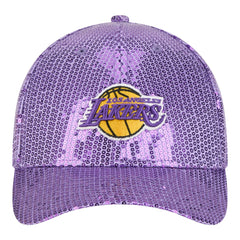 Los Angeles Lakers Women's Sequin M-Crown 9FORTY Adjustable Hat On Sale