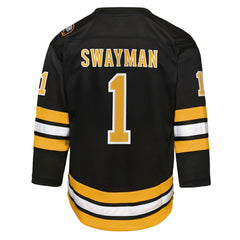 Jeremy Swayman Boston Bruins Outerstuff Youth Home Replica Jersey Discount