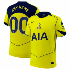 Tottenham Hotspur 2025/26 Third Replica Custom Jersey Yellow - Nike