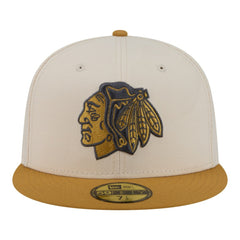 Chicago Blackhawks New Era Colorpack Two-Tone 59FIFTY Fitted Hat Outlet