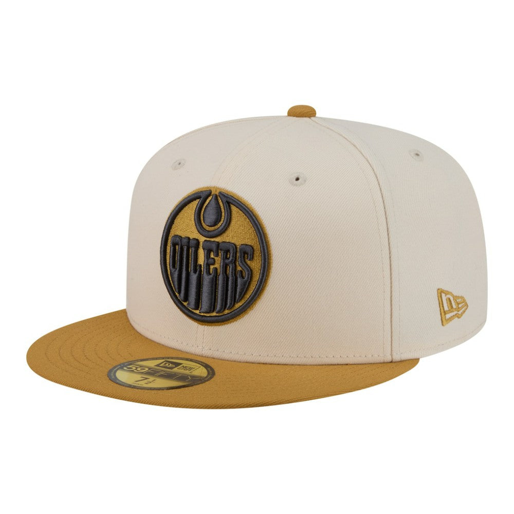Edmonton Oilers New Era Colorpack Two-Tone 59FIFTY Fitted Hat Sale