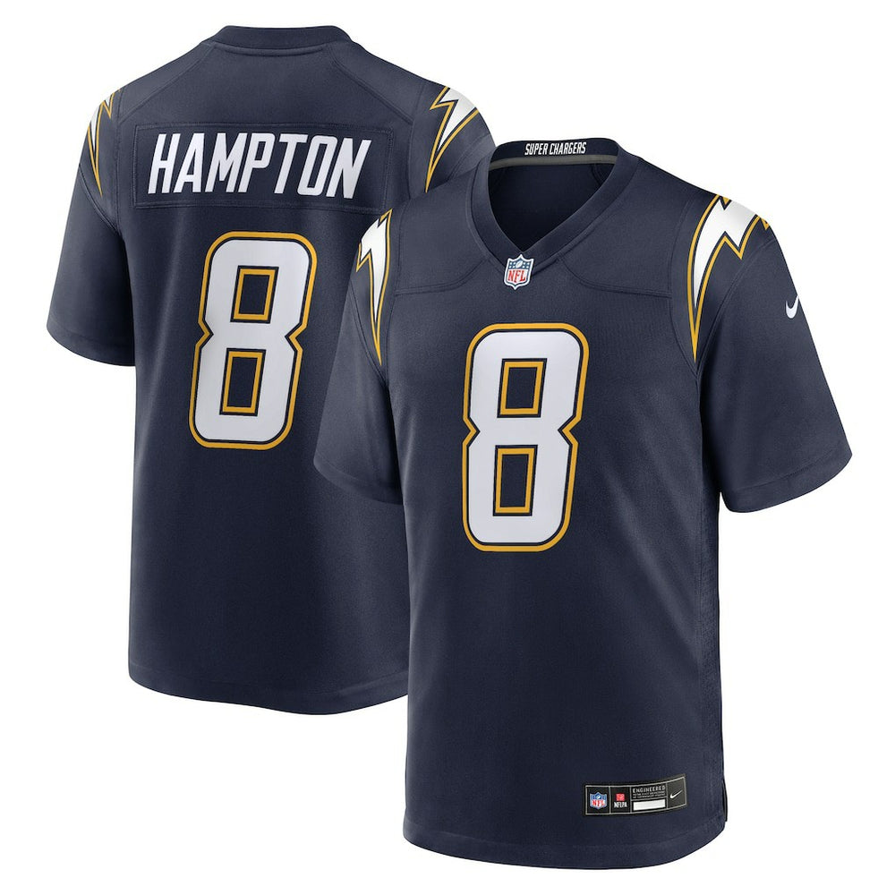 Los Angeles Chargers Nike Omarion Hampton Alternate Super Chargers Game Player Jersey