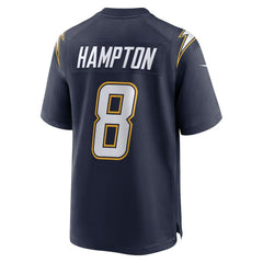 Los Angeles Chargers Nike Omarion Hampton Alternate Super Chargers Game Player Jersey