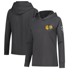 Connor Bedard Chicago Blackhawks Levelwear Women's Impression Name & Number Raglan Hoodie Sale