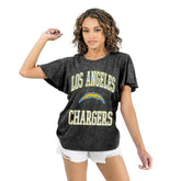 Los Angeles Chargers Gameday Couture Women's Relaxed Flutter Sleeve T-Shirt