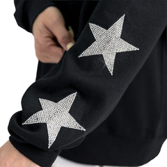 New York Giants Gameday Couture Women's Velocity Relaxed Rhinestone Pullover Sweatshirt