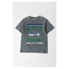Seattle Seahawks Gameday Couture Women's Oversized Classic Grind Washed T-Shirt
