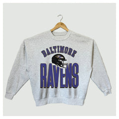 Baltimore Ravens Gameday Couture Women's Fierce Focus Premium Oversized Fleece Pullover Sweatshirt