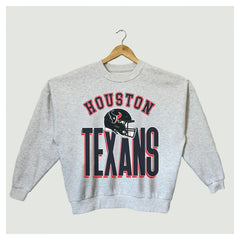 Houston Texans Gameday Couture Women's Fierce Focus Premium Oversized Fleece Pullover Sweatshirt