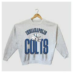Indianapolis Colts Gameday Couture Women's Fierce Focus Premium Oversized Fleece Pullover Sweatshirt