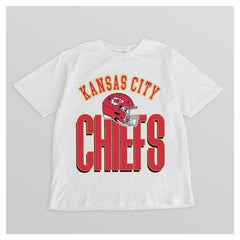 Kansas City Chiefs Gameday Couture Women's Oversized Classic Fierce Focus T-Shirt