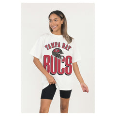 Tampa Bay Buccaneers Gameday Couture Women's Oversized Classic Fierce Focus T-Shirt
