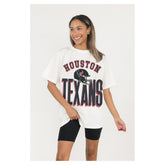 Houston Texans Gameday Couture Women's Oversized Classic Fierce Focus T-Shirt