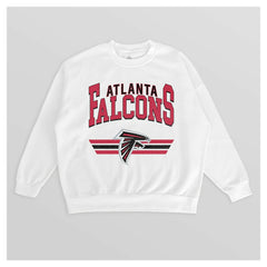 Atlanta Falcons Gameday Couture Women's Swift Strike Premium Oversized Fleece Pullover Sweatshirt
