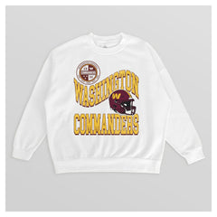 Washington Commanders Gameday Couture Women's Oversized Hard Earned Premium Fleece Pullover Sweatshirt