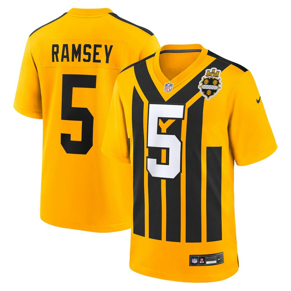 Pittsburgh Steelers Nike Jalen Ramsey Alternate 1933 Throwback Game Jersey