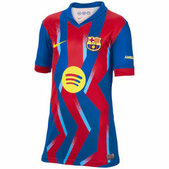 Barcelona Youth 2025/26 Fourth Replica Jersey Blue - Nike