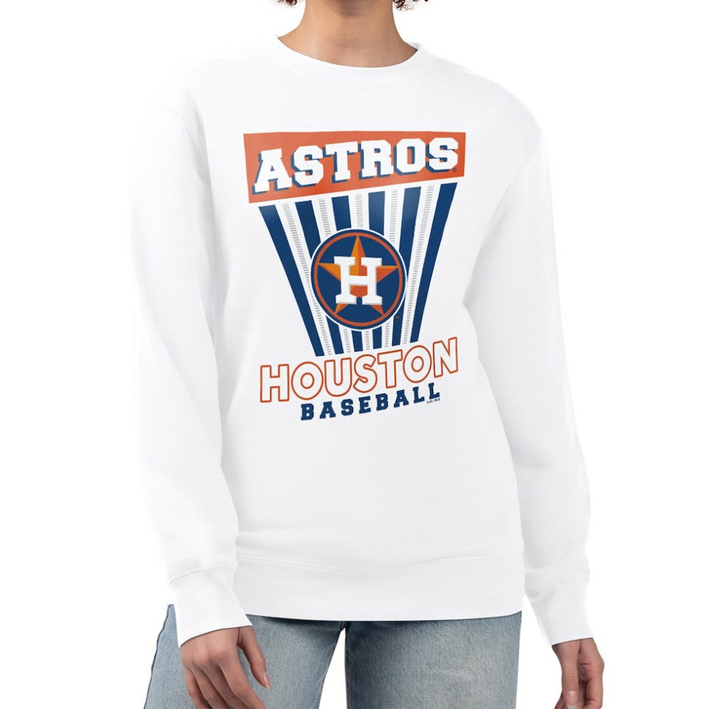 Houston Astros Starter Women's Poster Print Team Fleece Pullover Sweatshirt | MLB Online