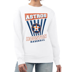Houston Astros Starter Women's Poster Print Team Fleece Pullover Sweatshirt | MLB Online