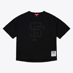 San Francisco Giants Mitchell & Ness Women's Cooperstown Collection Phantom Cropped T-Shirt | MLB Near me