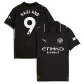 Erling Haaland Manchester City Youth 2025/26 Away Replica Player Jersey Black - Puma