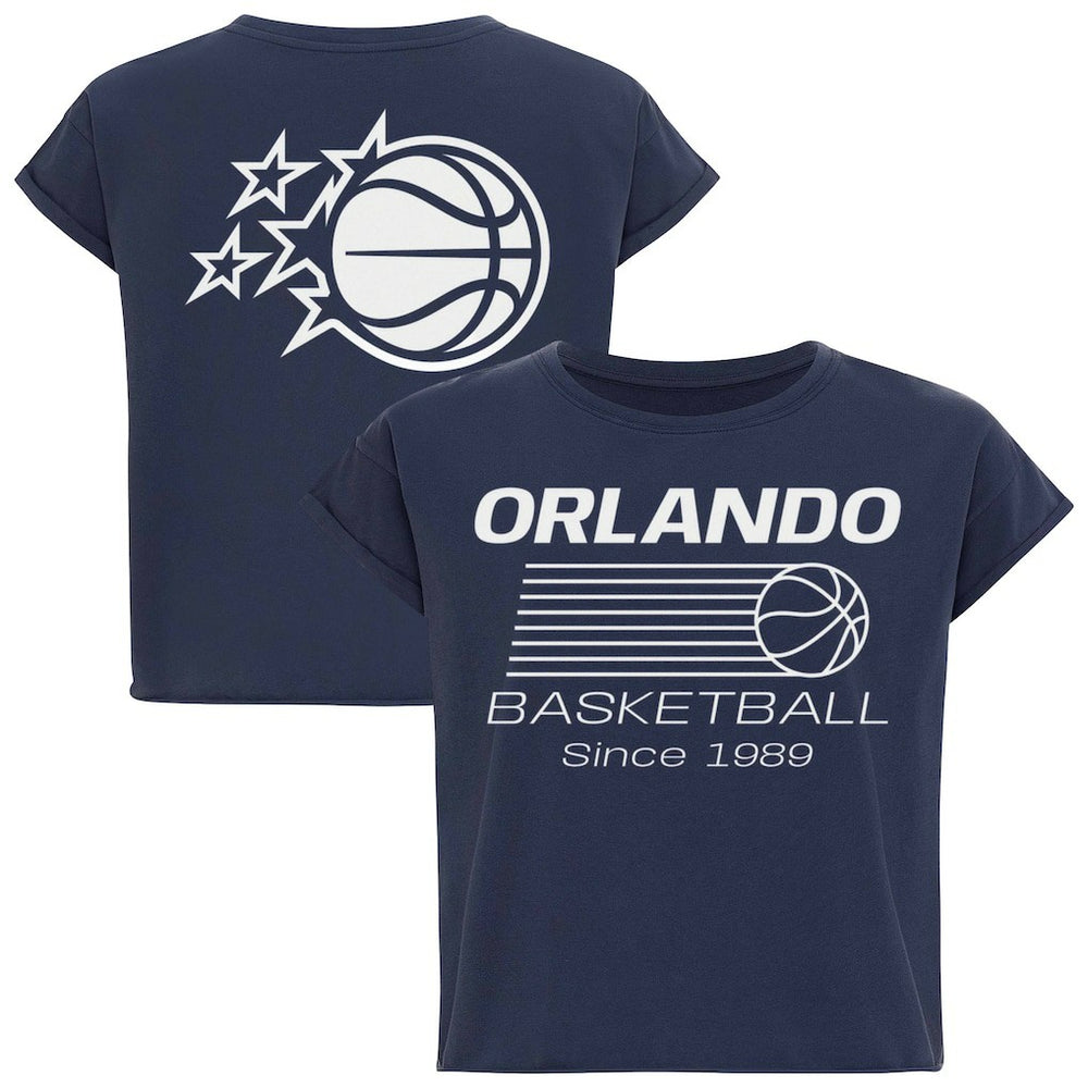 Orlando Magic Sportiqe Women's Athletic Club Collection Alana Premium Cropped T-Shirt On Sale