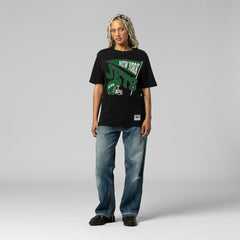 New York Jets Mitchell & Ness Women's Team Dynamic Boyfriend T-Shirt